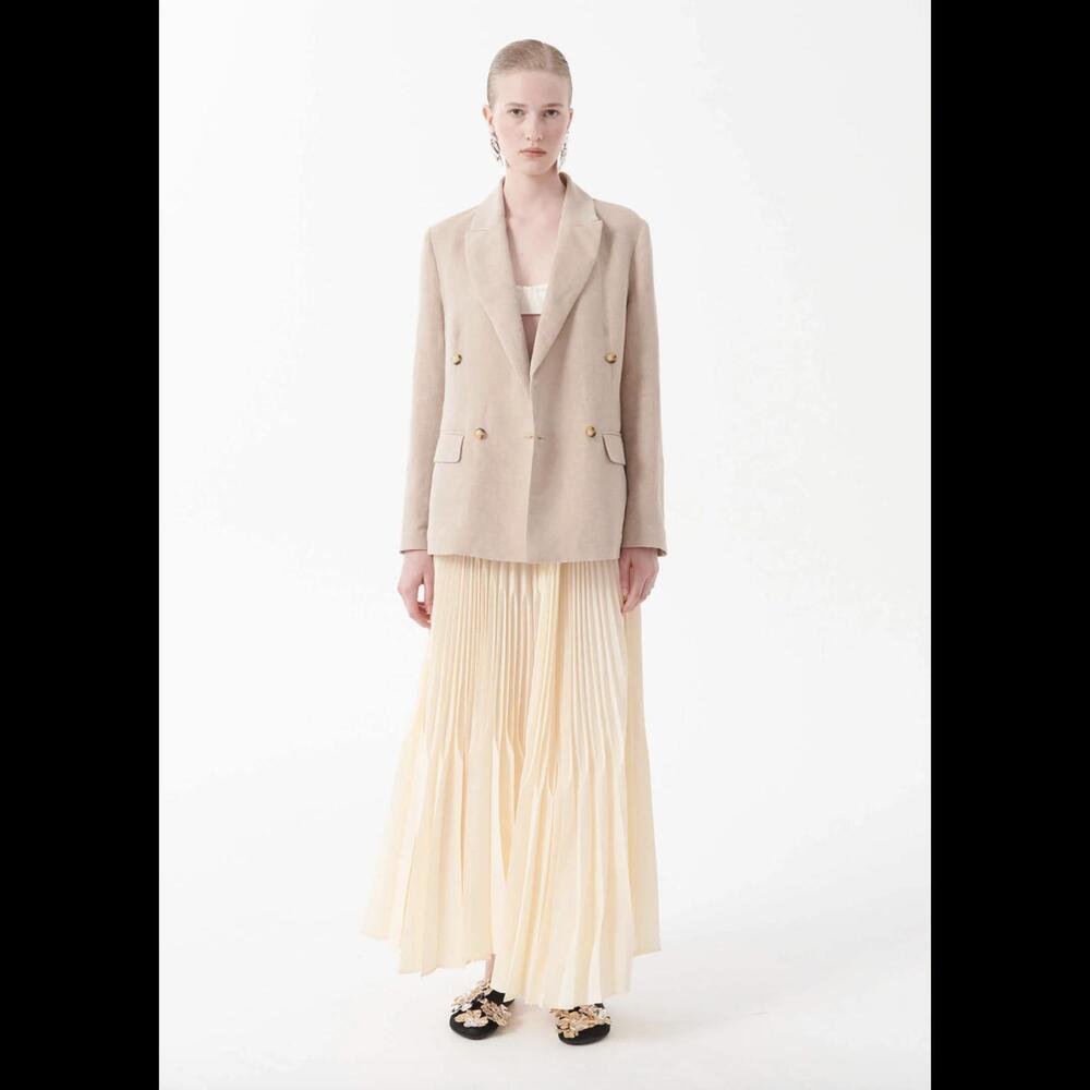 NEW BEATRICE rea skirt in bone